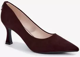 Bordo spalvos aukštakulniai bateliai Vinceza