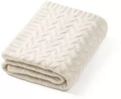 Baby Ono Babyono pledas merino vilnos šviesiai Baltas 1648/03