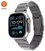 FIXED Titanium Strap Dirželis Juodas Tytan, Nerūdijantis plienas