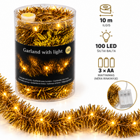Dekoratyvinė LED girlianda, 10 m, 100 LED