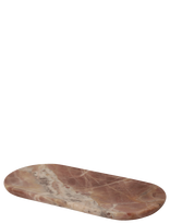 Au Maison - Cutting Board Oval, Marble, Pink/Rose, 30X15 Cm - Pjaustymo lenta - Rožinė