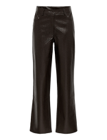 JDY - Jdyella Pu Pants Jrs - Platėjančios kelnės - Ruda