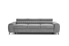 Sofa-lova Nore Laurence, 261x97x105 cm, pilka