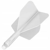 Dartų ašmenys su plunksnomis Mission Force 90 Short White N06