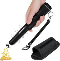 Diealles Shine nešiojamas pinpointer metalo detektorius, vandeniui atsparus, su LED indikatoriumi, 360°, juodas BUBELLO