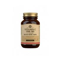 Solgar Vitaminas C 1,5 g 90 tablečių su erškėtuogėmis