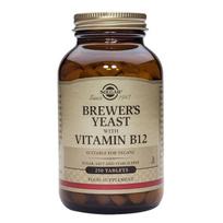 Solgar alaus mielės Vitaminas B12 250 tablečių