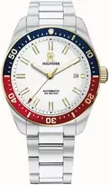 Vyriškas Tommy Hilfiger TH85 1710551 automatinis laikrodis 40 mm sidabro ir aukso spalvos