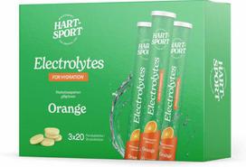 Hart-Sport Electrolytes Poretabletti, appelsiini, 3 x 20 tbl