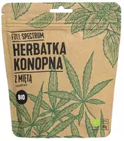 Cosma Cannabis Full Spectrum Kanapių arbata su mėtomis, maisto papildas, 40 g