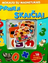 KNYGA "Pirmieji skaičiai. Mokausi su magnetukais", 3+
