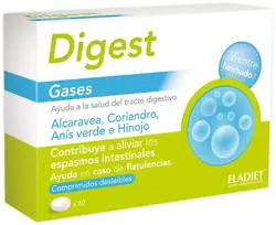 Eladiet Bigest Digest Gases 60 Comp