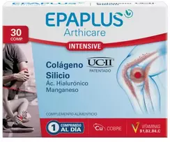 Epaplus Collagen UC-II silicio hialurono ir magnio 30 tablečių