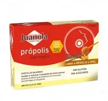 Juanola propolio ir saldymedžio minkštieji skirtukai 24 vnt
