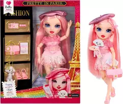 Rainbow High lėlė mergaitėms Bella Parker Pretty in Paris rožinė 248781-EUC