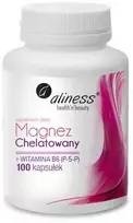 ALINESS chelatintas magnis 650 mg + B6 (P-5-P) – maisto papildas – 100 kapsulių