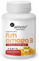 ALINESS Fish Omega 3 FORTE 500/250mg – maisto papildas – 90 kapsulių