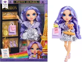 MGA Rainbow High lėlė mergaitėms Pretty in Paris Violet Willow 248798-EUC