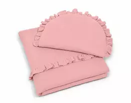 Kūdikių patalynės komplektas My Sweet Baby MUSLIN 2 vnt - rožinė