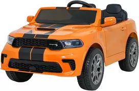 Vaikiškas elektromobilis Dodge Durango oranžinis