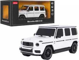 Metalinis automobilis 1:24 Mercedes AMG G63 baltas RASTAR