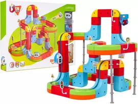 Magnetinis spalvotas traukinys 178 vnt