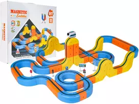 Magnetinis spalvotas traukinys 180 vnt