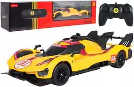 Nuotoliniu būdu valdoma Ferrari 499P-N83 1:24 geltona RASTAR