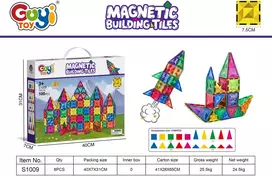 Magnetinių blokelių rinkinys 100 vnt (ZKL.S1009)