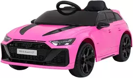 Vaikiškas elektromobilis Audi RS6 Avant GT rožinis