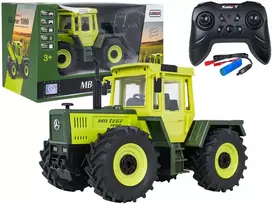 Nuotoliniu būdu valdomas traktorius Mercedes Benz 1:24 žalias