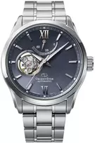 Vyriškas Orient Star Open Heart Limited Edition Automatic RE-AT0021L00B laikrodis mėlynu ciferblatu