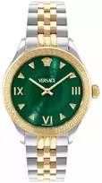 Versace moteriškas laikrodis Hellenyium žalias ciferblatas