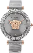 Versace Palazzo Empire Greca moteriškas laikrodis pilkas 37 mm