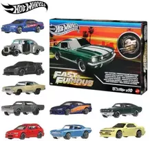 Mattel Žaisliniai automobiliai Hot Wheels Fast & Furious 10 vnt