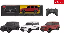 Nuotoliniu būdu valdomas automobilis Rastar Mercedes AMG G63 raudonas 1:24