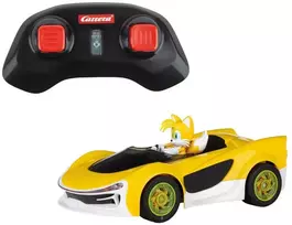Nuotoliniu būdu valdomas automobilis Carrera Sonic Racing Crossworlds – Tails 2,4GHz