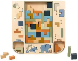 Medinis 3D tetris dėlionės žaislas Baby Mix