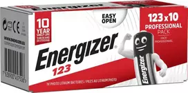 Energizer Lithium CR123 3V 1500mAh elementas EL123AP, 10 vnt.