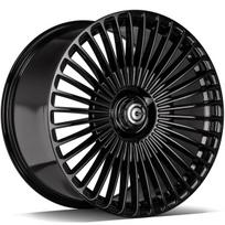 Ratlankis CARBONADO Hurricane BG R20x9.5 5x112 ET 45 CB 66.6 (Black Glossy) (950 kg)