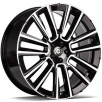 Ratlankis CARBONADO Knockout BFP R21x9 5x108 ET 38 CB 67.1 (Black Front Polished) (1000 kg)