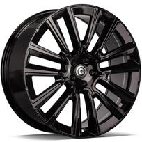 Ratlankis CARBONADO Knockout BG R20x9 5x108 ET 38 CB 67.1 (Black Glossy) (1000 kg)