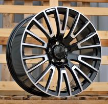 Ratlankis RACINGLINE F1070 R22x10 5x130 ET 36 CB 84.1 (Black Polished) (1000 kg)