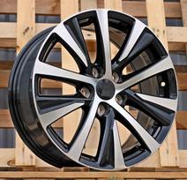 Ratlankis RACINGLINE H3413F R17x7.5 5x114.3 ET 40 CB 60.1 (Black Polished)