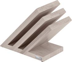 Artelegno Peilių dėklas Venezia 3 iš balto buko medienos magnetinis