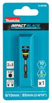 MAKITA ADAPTERIS SU KEIČIAMU LAIKIKLIU 1/4″ HEX 8-10x65mm IB