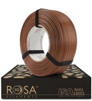 3D plastikas PLA rudas/kakavinis (Mocha Mousse) 1kg refill pakuotė Rosa3D