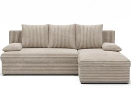 Kampinė sofa-lova „Gino“ – patogi ir praktiška transformuojama sofa