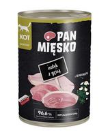 PAN MIĘSKO Kalakutas su žąsimi drėgnas maistas katėms 400 g