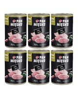 PAN MIŠKO Kalakutas su žąsimi drėgnas maistas katėms 6x400 g